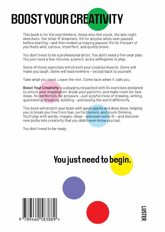 Achterkant van Boost Your Creativity