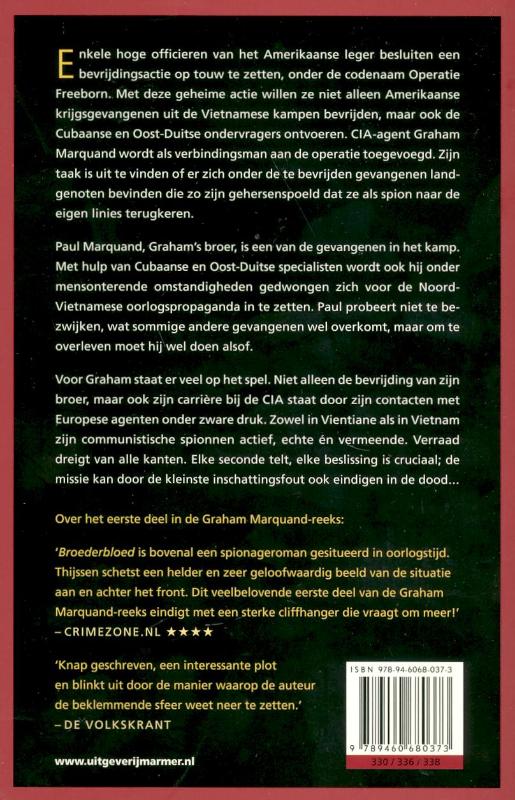 Achterkant van Operatie Freeborn