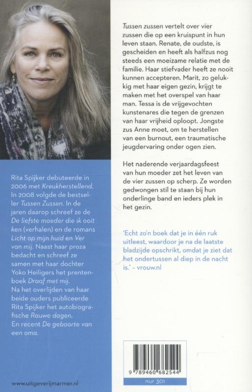 Achterkant van Tussen zussen