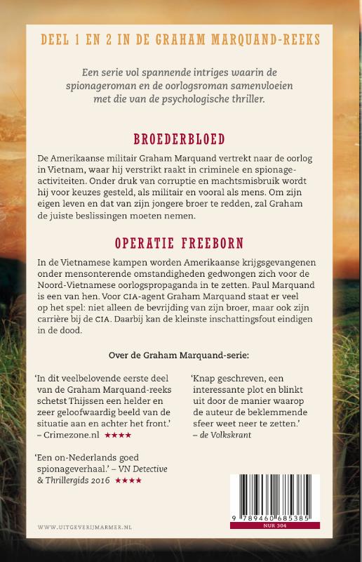 Achterkant van Broederbloed | operatie freeborn