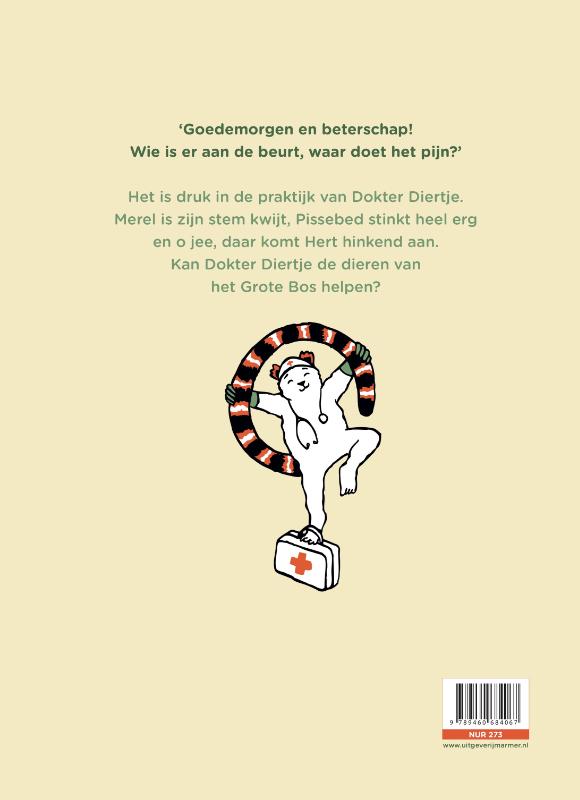 Achterkant van Dokter Diertje & het hinkende hert