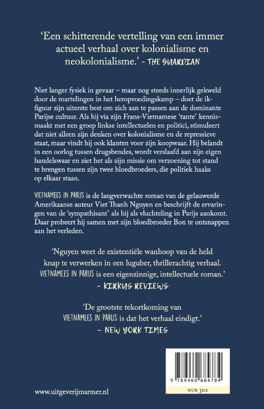Achterkant van Vietnamees in Parijs