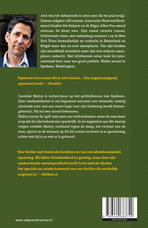 Achterkant van Pakket In het land der blinden