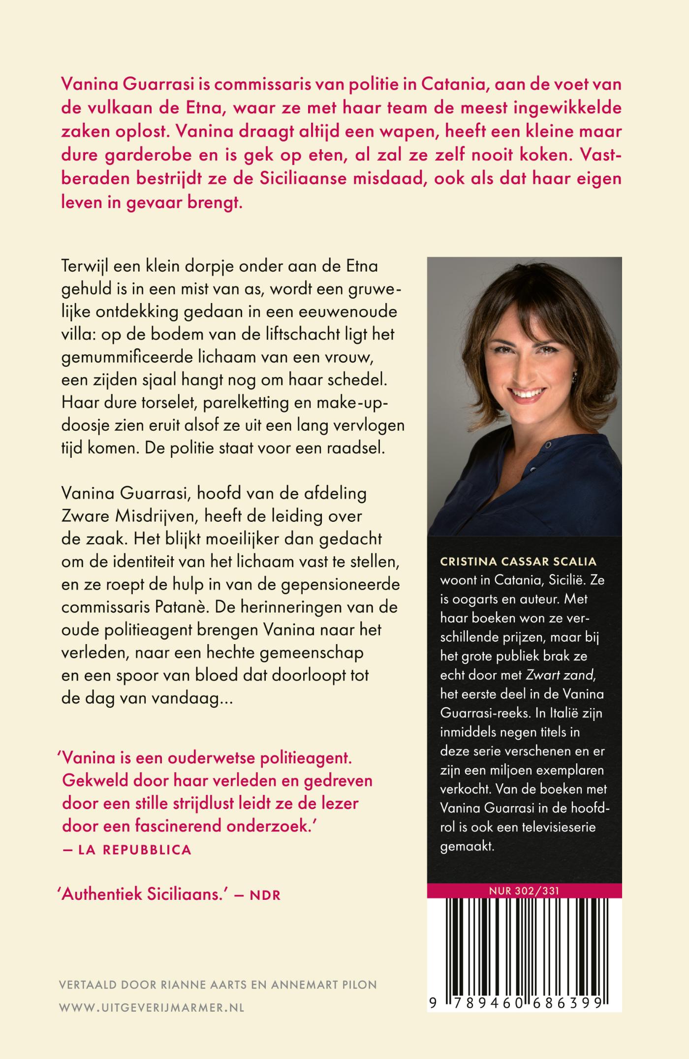 Achterkant van Zwart zand
