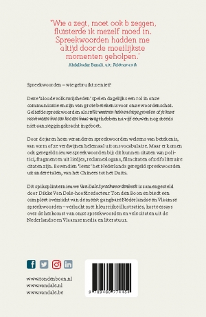 Achterkant van Van Dale Spreekwoordenboek