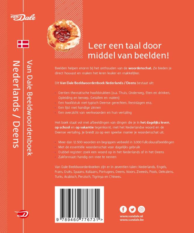 Achterkant van Nederlands/Deens