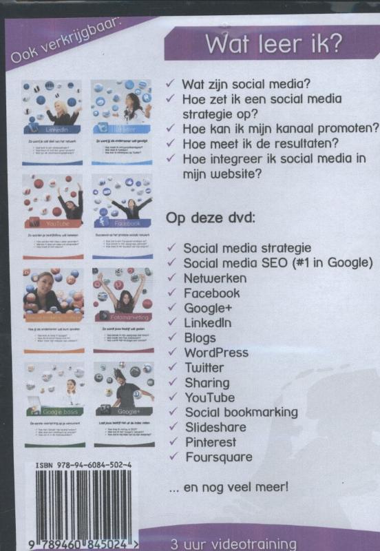 Achterkant van Social media basis