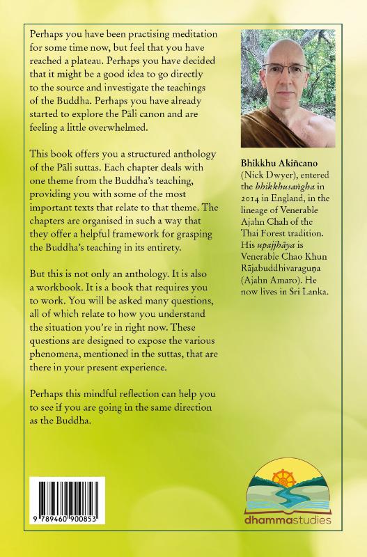 Achterkant van Making Sense of Dhamma
