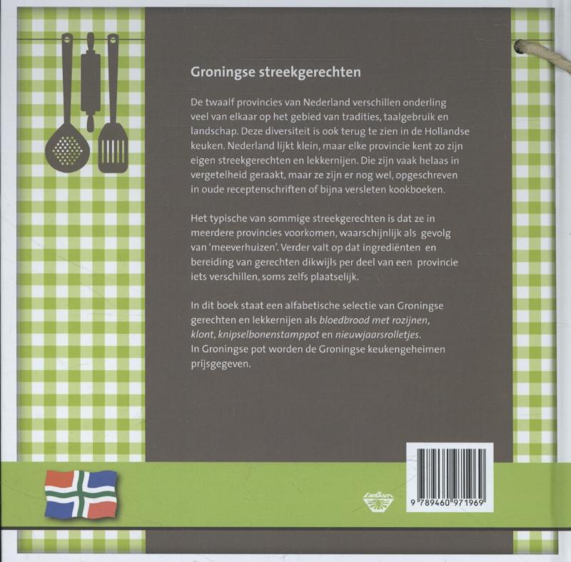 Achterkant van Groningse pot