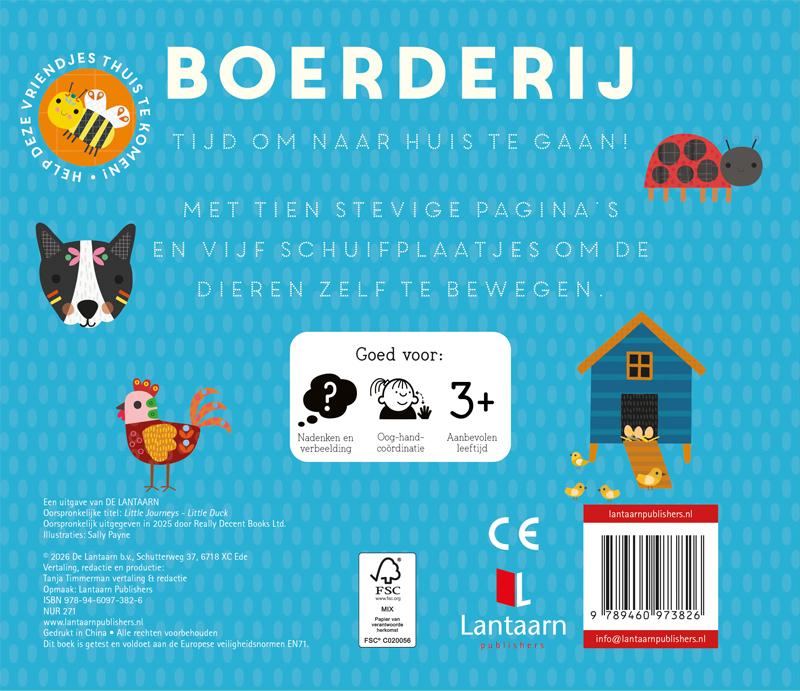Achterkant van Lees en ontdek - Boerderij