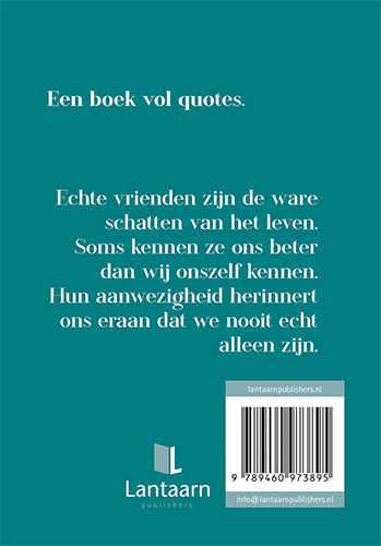 Achterkant van you're a fab friend.
