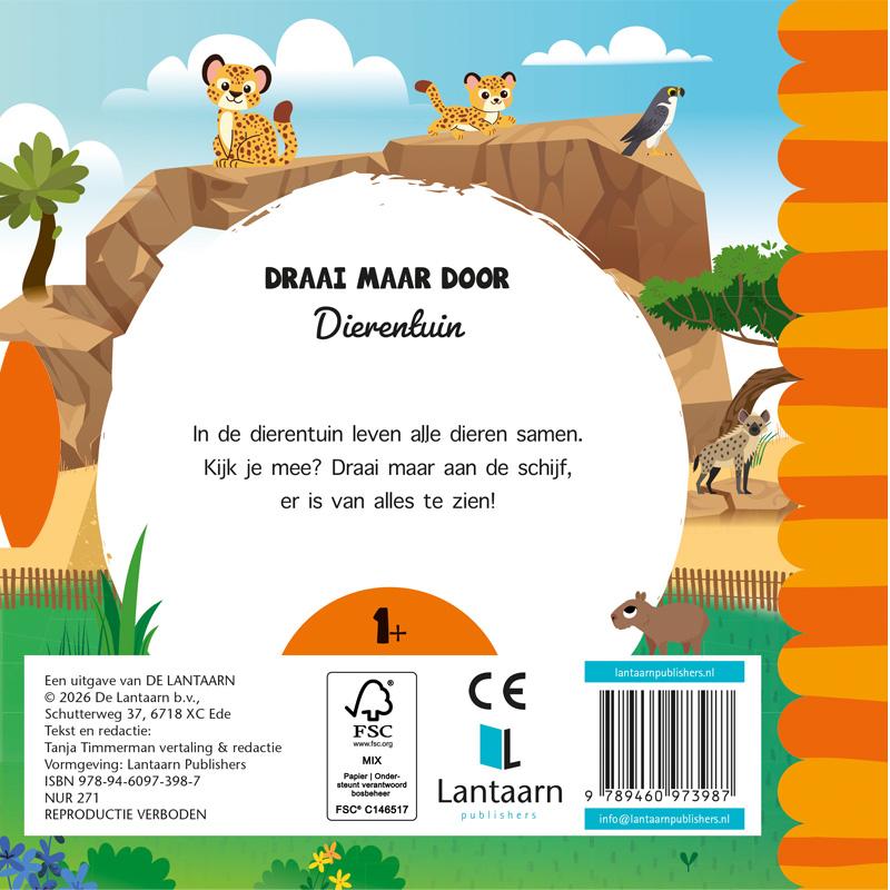 Achterkant van Draai maar door - Dierentuin
