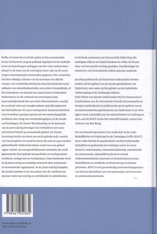 Achterkant van Een voortdurend experiment