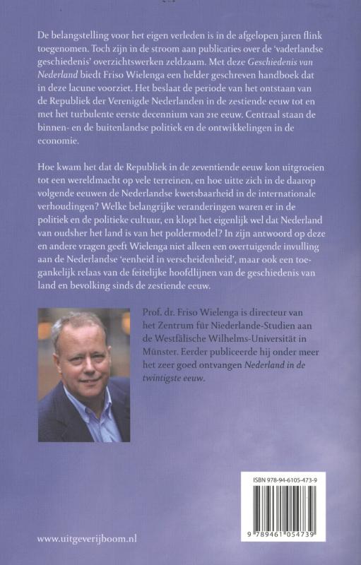 Achterkant van Geschiedenis van Nederland