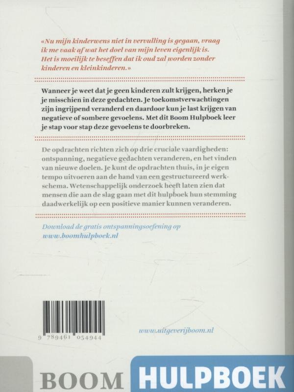 Achterkant van Leven met ongewenste kinderloosheid