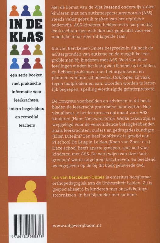 Achterkant van Autisme op school
