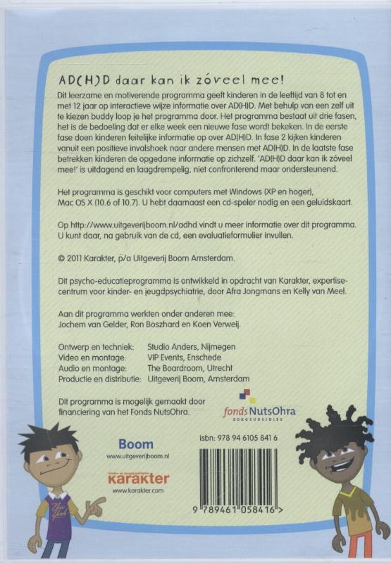 Achterkant van AD(H)D daar kan ik zoveel mee!