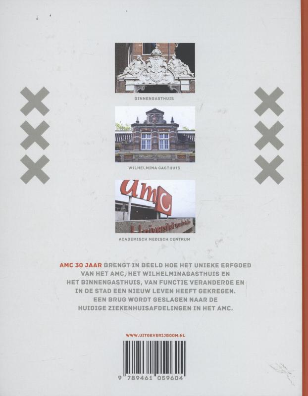 Achterkant van AMC 30 jaar