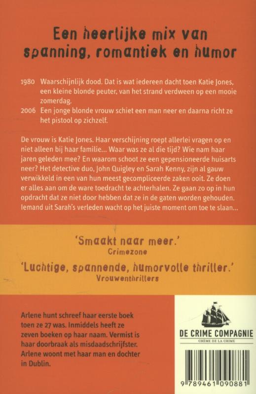 Achterkant van Vermist