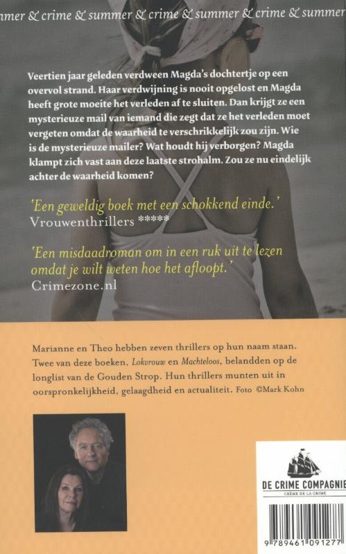 Achterkant van Een middag aan zee