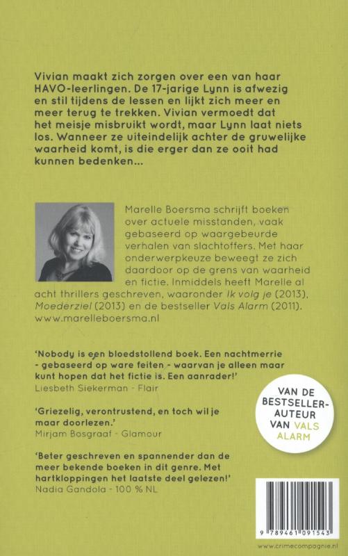 Achterkant van Nobody
