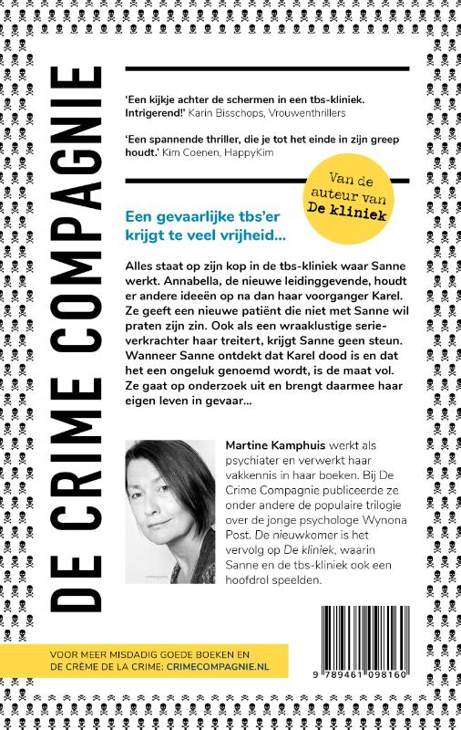 Achterkant van De nieuwkomer