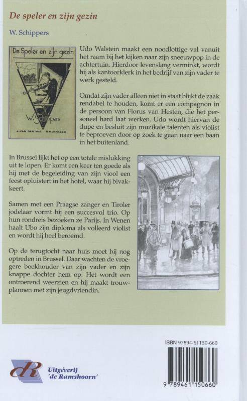 Achterkant van De speler en zijn gezin