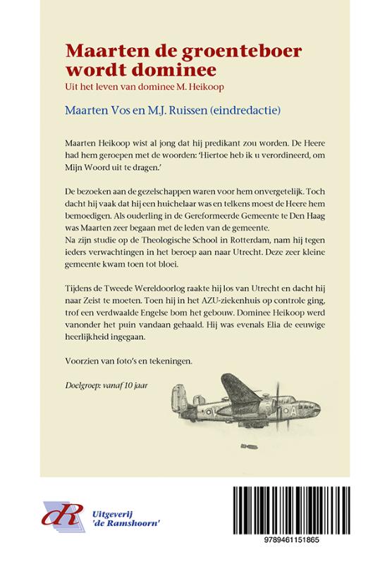 Achterkant van Maarten de groenteboer wordt dominee