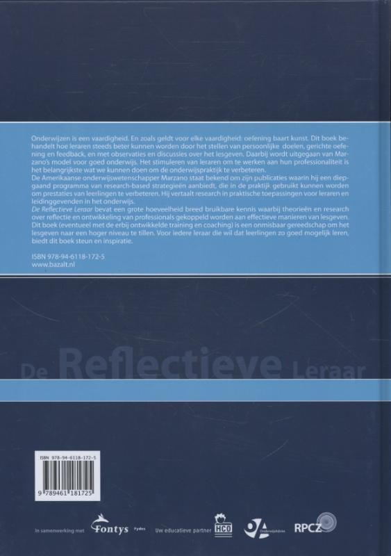 Achterkant van De reflectieve leraar