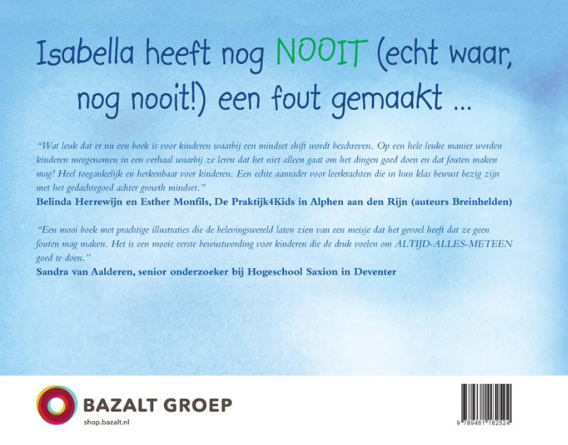 Achterkant van Het meisje dat nooit fouten maakte