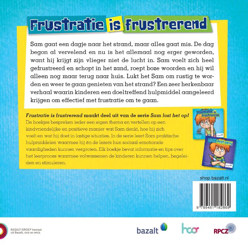 Achterkant van Frustratie is frustrerend