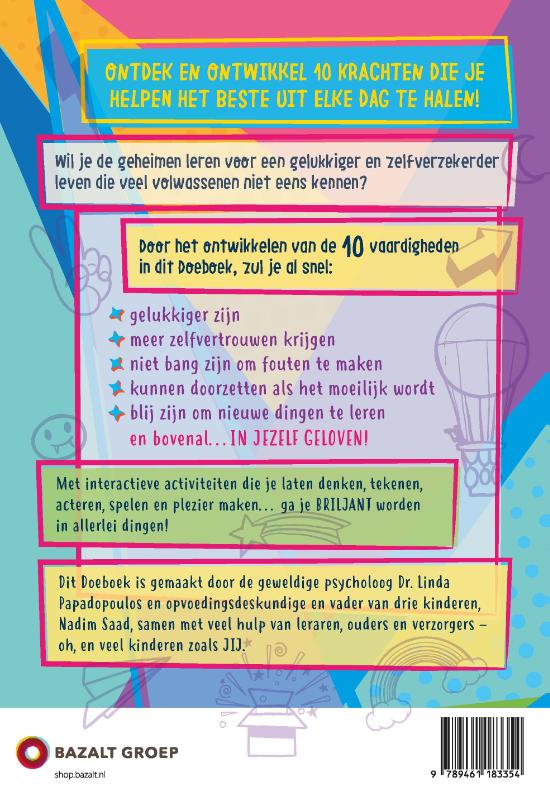 Achterkant van Sterk in je schoenen - Doeboek