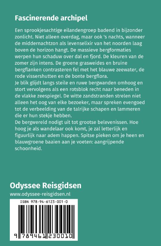 Achterkant van Lofoten