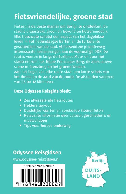 Achterkant van Fietsen in Berlijn