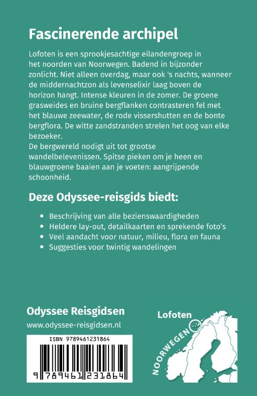 Achterkant van Lofoten