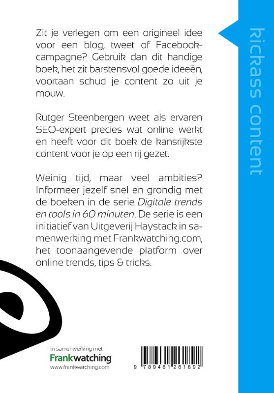 Achterkant van Kickass content in 60 minuten