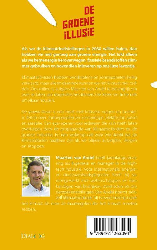 Achterkant van De groene illusie