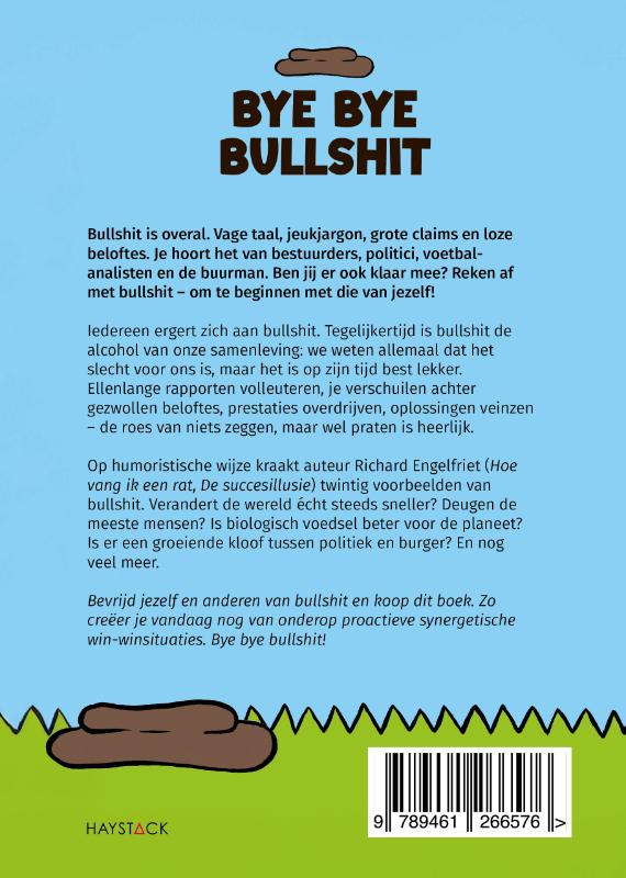 Achterkant van Bye bye bullshit