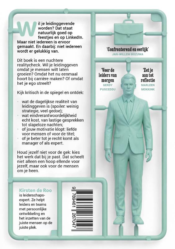 Achterkant van Ik ben (niet) gemaakt om leiding te geven