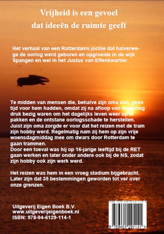 Achterkant van Het spoor van mijn leven