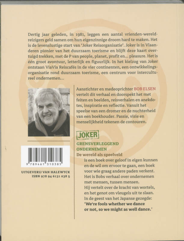 Achterkant van Joker grensverleggend ondernemen