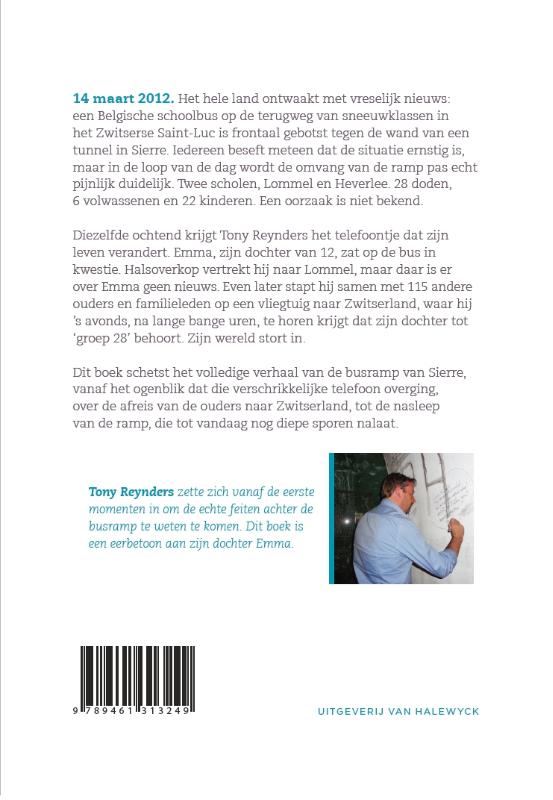 Achterkant van Voor Emma