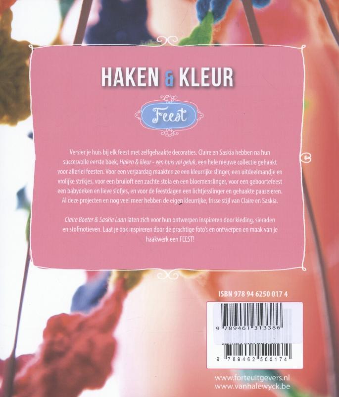 Achterkant van Haken en kleur