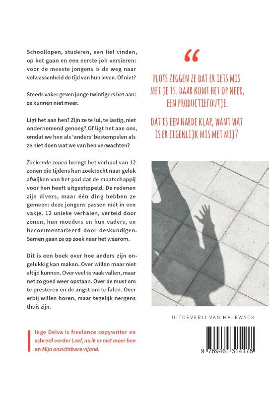 Achterkant van Zoekende zonen