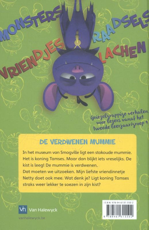 Achterkant van De verdwenen mummie
