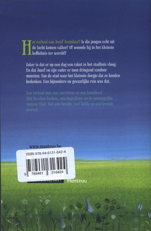 Achterkant van De jacht op Jozef Tentelaar