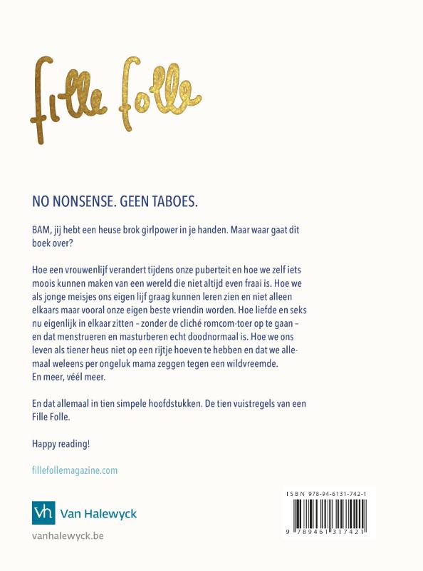 Achterkant van Fille folle