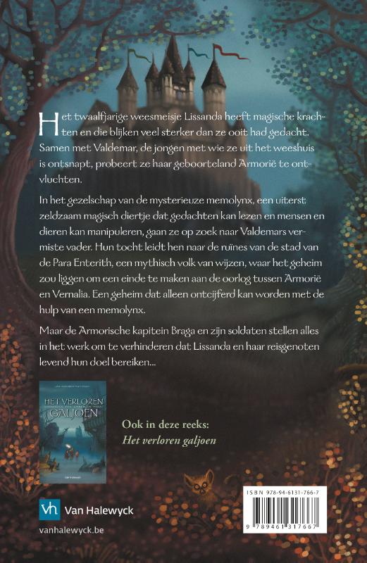 Achterkant van De heksen van Vernalia