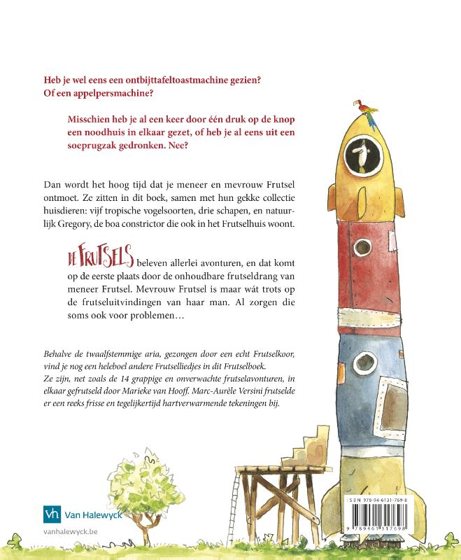 Achterkant van De Frutsels