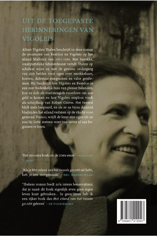 Achterkant van Het eiland van het tweede gezicht